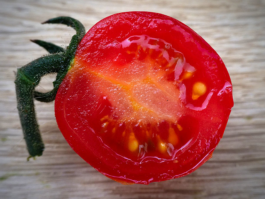 slice of sakura tomato