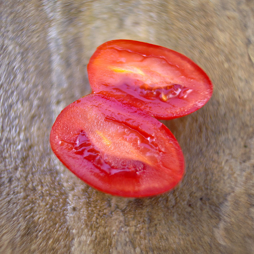  Very little jelly compared with a supermarket cherry — that’s where the high Brix comes from. More flesh, less dilution. 